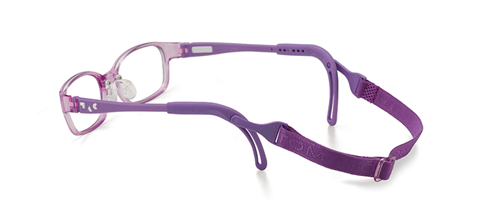 højt klip ting Kids Glasses(TKCC7) | Square Purple Kids Glasses | TOMATO GLASSES