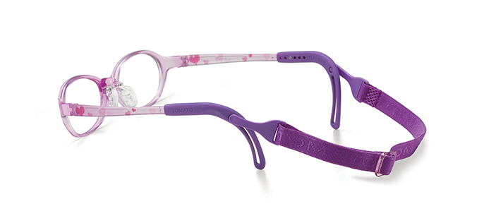 TKAC28 | Round Purple Kids Glasses